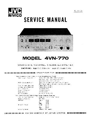 Сервисная инструкция JVC 4VN-770 ― Manual-Shop.ru