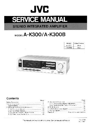 Сервисная инструкция JVC A-K300 ― Manual-Shop.ru
