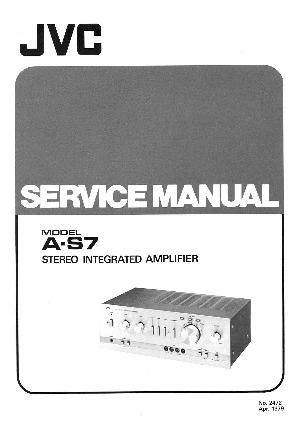 Сервисная инструкция JVC A-S7 ― Manual-Shop.ru