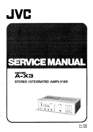Сервисная инструкция JVC A-X3 ― Manual-Shop.ru
