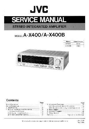 Сервисная инструкция JVC A-X400, A-X400B ― Manual-Shop.ru