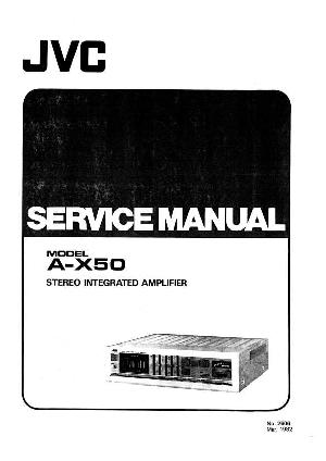Сервисная инструкция JVC A-X50 ― Manual-Shop.ru