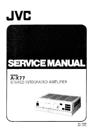 Сервисная инструкция JVC A-X77 ― Manual-Shop.ru