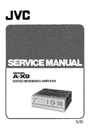 Сервисная инструкция JVC A-X9 ― Manual-Shop.ru