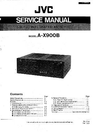 Сервисная инструкция JVC A-X900B ― Manual-Shop.ru