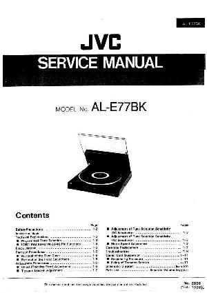 Сервисная инструкция JVC AL-E77BK ― Manual-Shop.ru