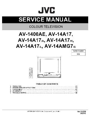 Сервисная инструкция JVC AV-1400AE, AV-14A17, AV-14AMG7 ― Manual-Shop.ru