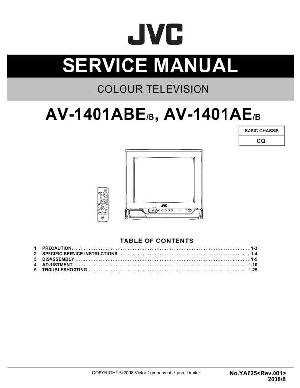 Сервисная инструкция JVC AV-1401ABE, AV-1401AE ― Manual-Shop.ru