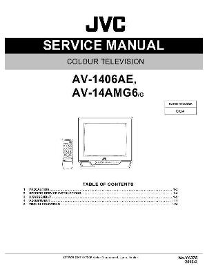 Сервисная инструкция JVC AV-1406AE, AV-14AMG6 ― Manual-Shop.ru