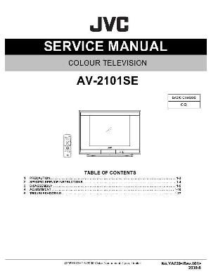 Сервисная инструкция JVC AV-2101SE ― Manual-Shop.ru