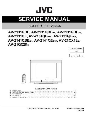 Сервисная инструкция JVC AV-21QX18, AV-21QX28 ― Manual-Shop.ru