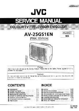 Service manual JVC AV-25GS1EN ― Manual-Shop.ru