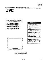 Сервисная инструкция JVC AV-25SX2EK, AV-29SX2EK