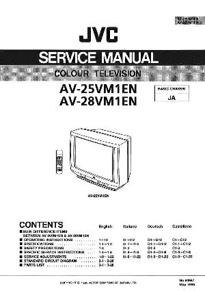 Сервисная инструкция JVC AV-25VM1EN, AV-28VM1EN ― Manual-Shop.ru