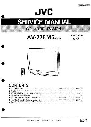 Сервисная инструкция JVC AV-27BM5 ― Manual-Shop.ru