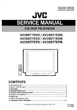 Сервисная инструкция JVC AV-28BT7EE ― Manual-Shop.ru