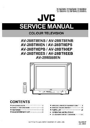 Service manual JVC AV-28BT8EE ― Manual-Shop.ru