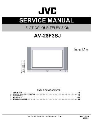 Сервисная инструкция JVC AV-28F3SJ ― Manual-Shop.ru