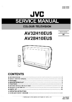 Сервисная инструкция JVC AV-28H10EUS, AV-32H10EUS ― Manual-Shop.ru