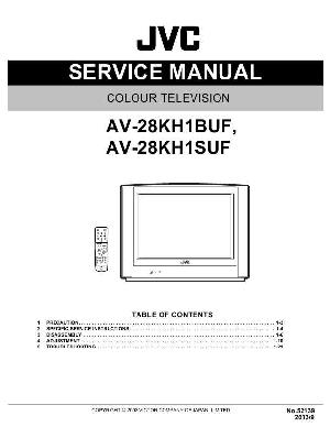 Сервисная инструкция JVC AV-28KH1BUF ― Manual-Shop.ru