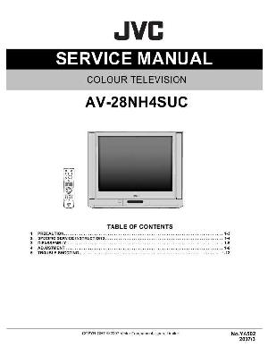 Сервисная инструкция JVC AV-28NH4SUC ― Manual-Shop.ru