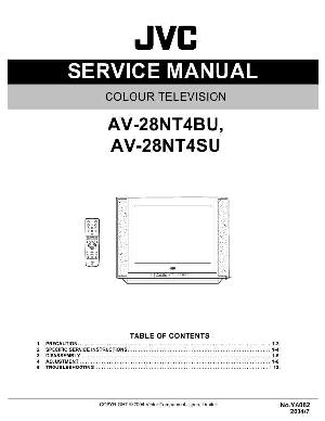 Service manual JVC AV-28NT4BU, SU ― Manual-Shop.ru
