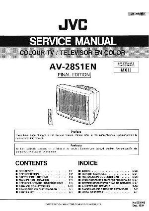 Сервисная инструкция JVC AV-28S1EN ― Manual-Shop.ru