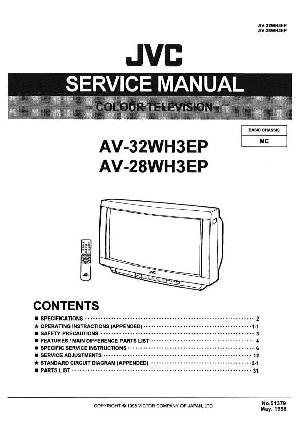 Сервисная инструкция JVC AV-28WH3EP ― Manual-Shop.ru
