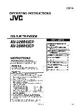 Service manual JVC AV-28WH3EP