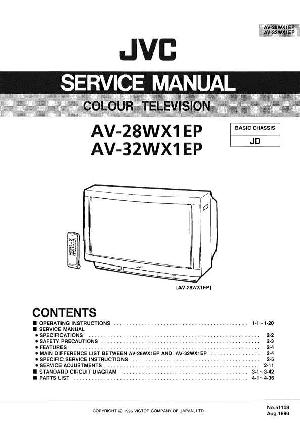 Сервисная инструкция JVC AV-28WX1EP, AV-32WX1EP ― Manual-Shop.ru