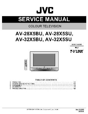 Service manual JVC AV-28X5BU, AV-28X5SU ― Manual-Shop.ru