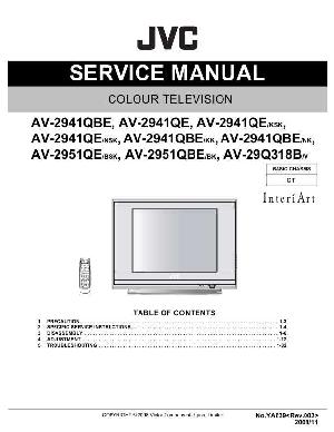 Сервисная инструкция JVC AV-2941QBE, AV-2941QE, AV-2951QBE ― Manual-Shop.ru