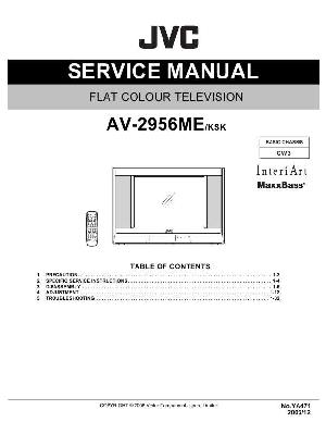 Service manual JVC AV-2956ME ― Manual-Shop.ru