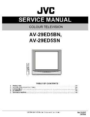 Сервисная инструкция JVC AV-29ED5BN, SN ― Manual-Shop.ru