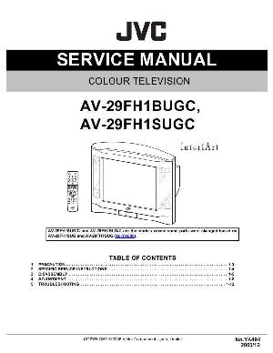 Сервисная инструкция JVC AV-29FH1 ― Manual-Shop.ru
