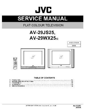 Сервисная инструкция JVC AV-29JS25, AV-29WX25 ― Manual-Shop.ru