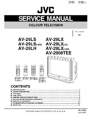 Service manual JVC AV-29LS, AV-29LX, AV-29LH, AV-2908TEE ― Manual-Shop.ru