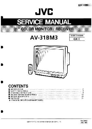 Сервисная инструкция JVC AV-31BM3 ― Manual-Shop.ru