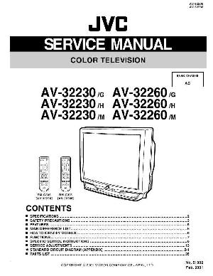 Сервисная инструкция JVC AV-32230, AV-32260 ― Manual-Shop.ru