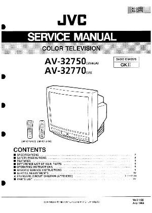 Сервисная инструкция JVC AV-32750, AV-32770 ― Manual-Shop.ru