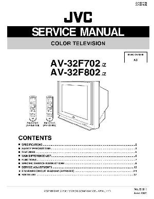 Сервисная инструкция JVC AV-32F702, AV-32F802 ― Manual-Shop.ru