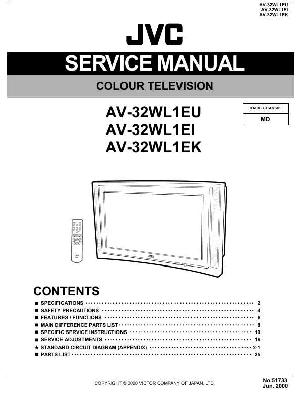 Сервисная инструкция JVC AV-32WL1E ― Manual-Shop.ru