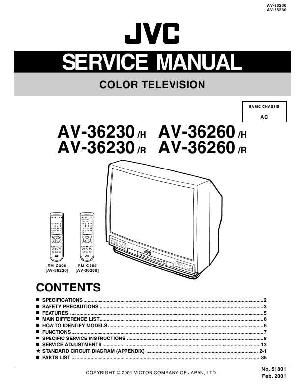 Service manual JVC AV-36230, AV-36260 ― Manual-Shop.ru