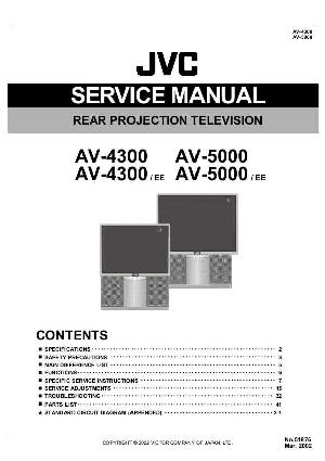 Сервисная инструкция JVC AV-4300, AV-5000 ― Manual-Shop.ru