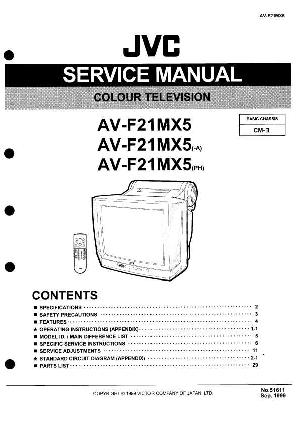 Сервисная инструкция JVC AV-F21MX5 ― Manual-Shop.ru