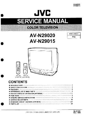 Service manual JVC AV-N29015, AV-N29020 ― Manual-Shop.ru