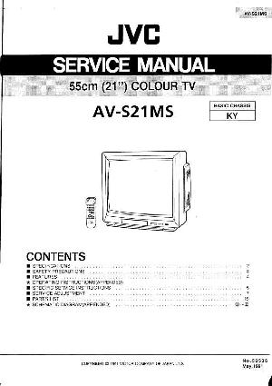 Service manual JVC AV-S21MS ― Manual-Shop.ru