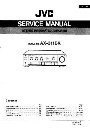 Сервисная инструкция JVC AX-311BK ― Manual-Shop.ru