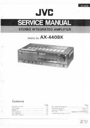 Сервисная инструкция JVC AX-440BK ― Manual-Shop.ru