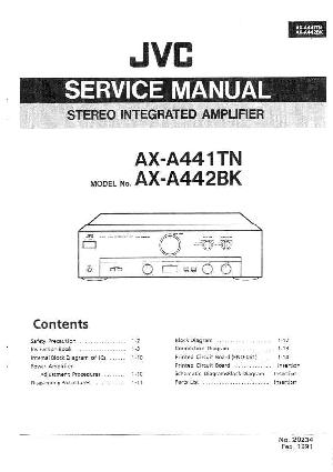 Сервисная инструкция JVC AX-A441TN, AX-A442BK ― Manual-Shop.ru